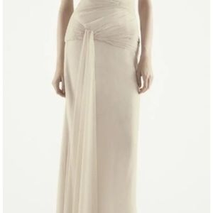 Vera wang White strapless gown